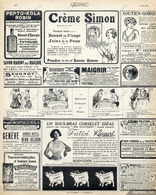 Crème Simon (Cosmetics) 1914 Powder