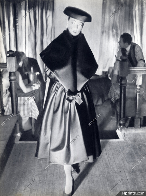 Givenchy 1955 Evening Coat, Photo Henry Clarke