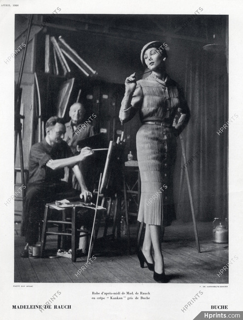 Madeleine de Rauch 1950 Photo Guy Arsac