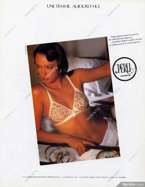 La Perla (Lingerie) 1985 Body — Advertisement