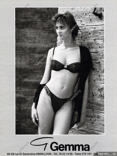 Gemma (Lingerie) 1989 Panties, Bra