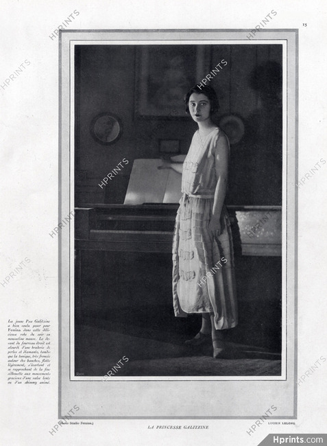 Lucien Lelong 1923 Princesse Galitzine
