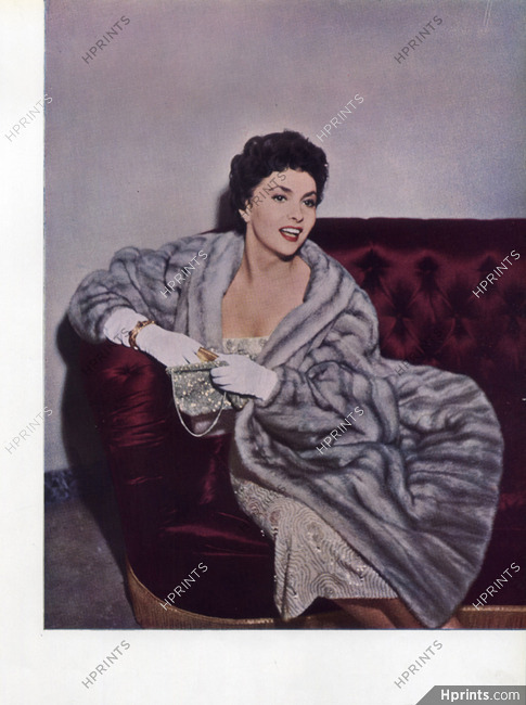 Rivella (Fur Clothing) 1953 Gina Lollobrigida