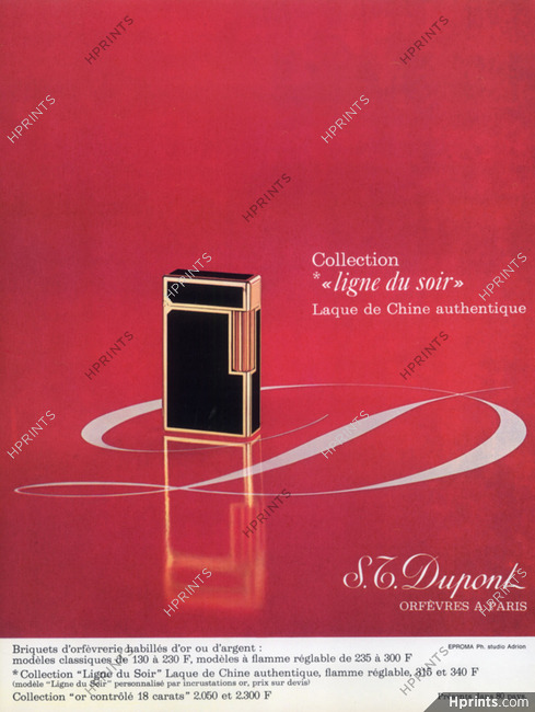 Dupont (Lighters) 1967 Laque de Chine