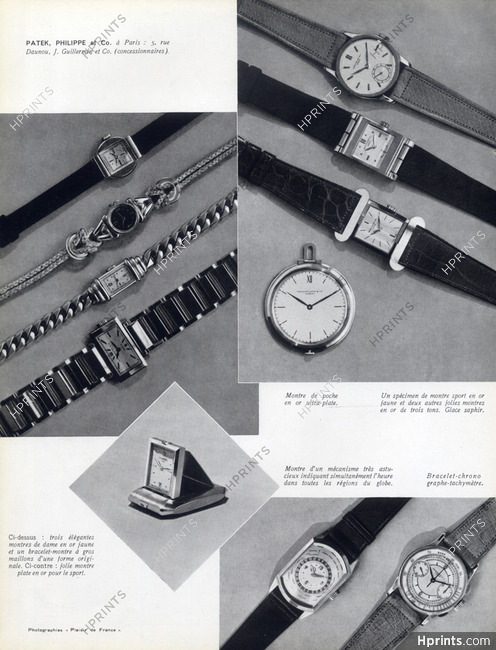 Patek Philippe (Watches) 1938 Bracelet-Chrono, Montre Sport,