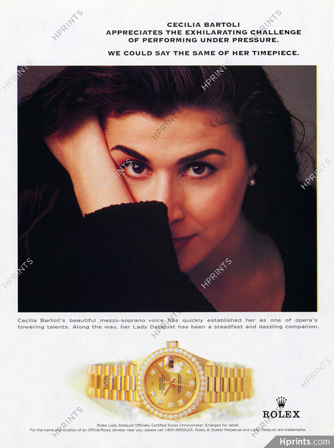 Rolex (Watches) 1999 Cecilia Bartoli