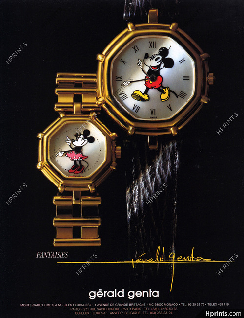Gérald Genta (Watches) 1990 Fantaisies Mickey Mouse