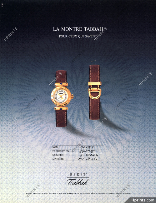 Tabbah (Watches) 1989 Beret