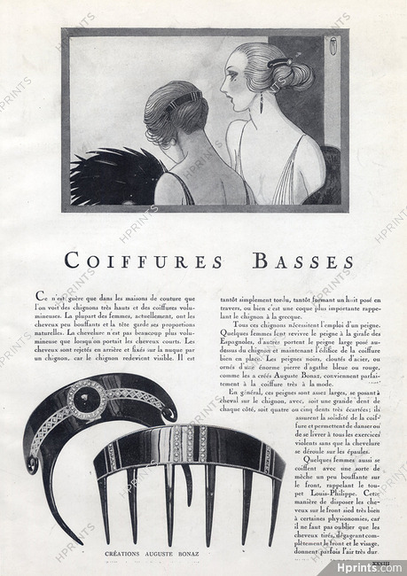 Auguste Bonaz (Combs) 1920 Marcel Fromenti, Art Deco Style