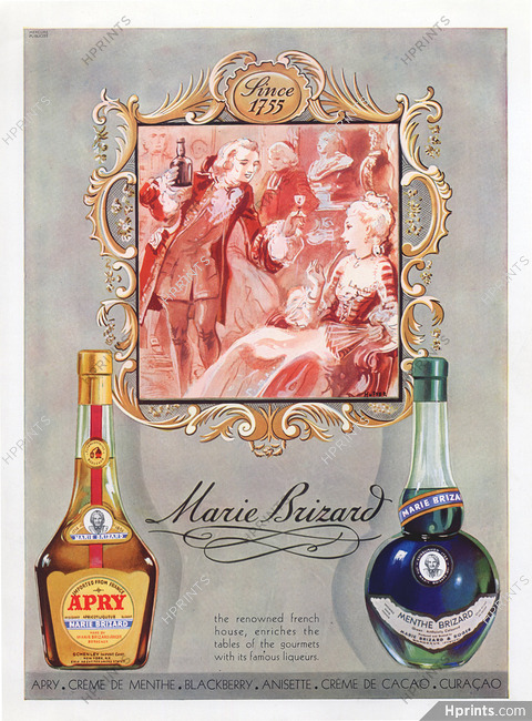 Marie Brizard (Liquor) 1947 Hoffherr