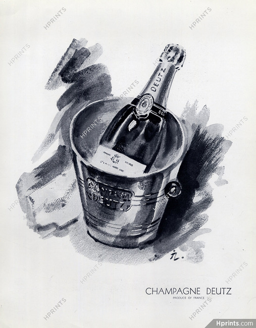 Champagne Deutz (Champain) 1947 Champagne