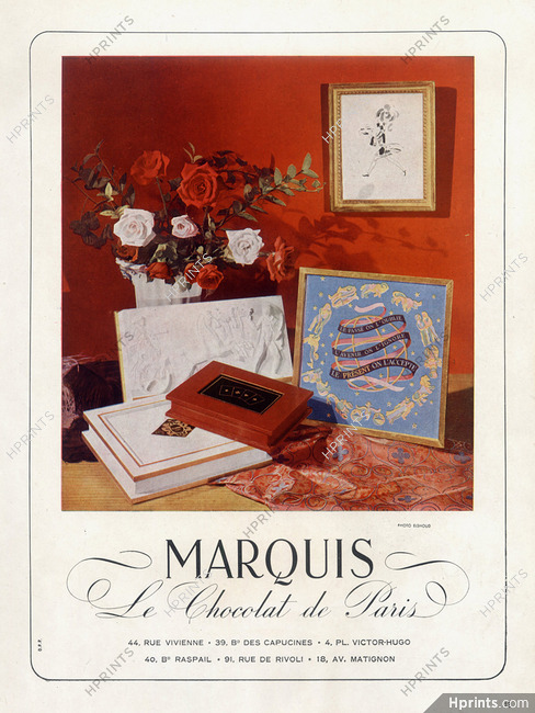 Marquis (Chocolates) 1947 Photo Elshoud