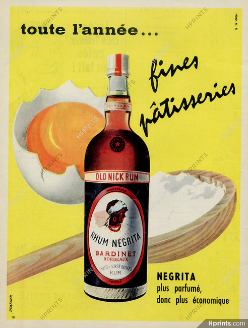 Negrita (Rhum) 1955 Bardinet