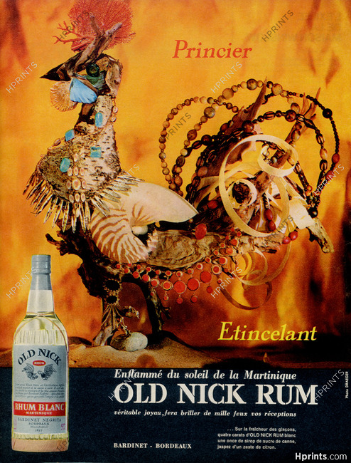 Old Nick Rum (Rhum) 1963