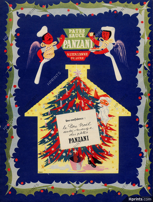 Panzani 1953 Christmas Tree, Hervé Morvan