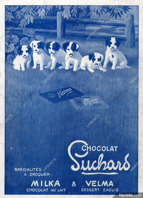 Suchard (Chocolates) 1914 Milka, Velma