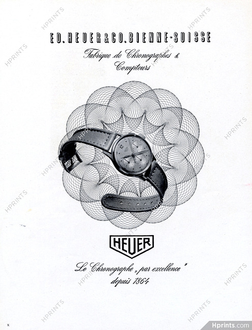 Ed. Heuer & Co (Watches) 1948 Bienne, Suisse