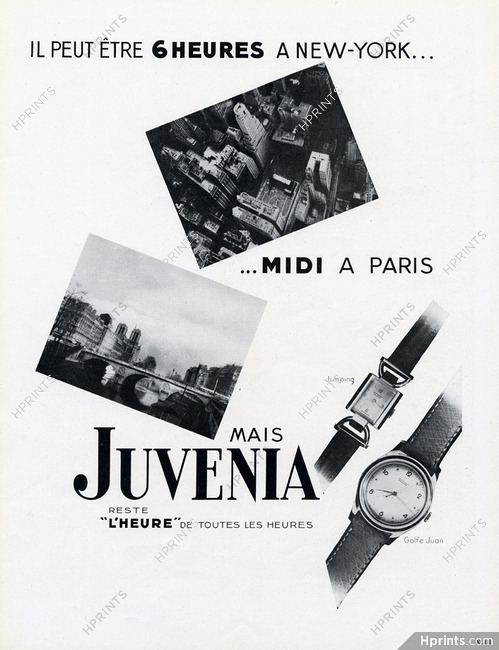 Juvenia (Watches) 1949 New York City