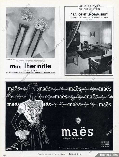 Max Lhermitte (Jewels) 1949