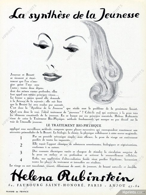 Helena Rubinstein (Cosmetics) 1939 — Cosmetics