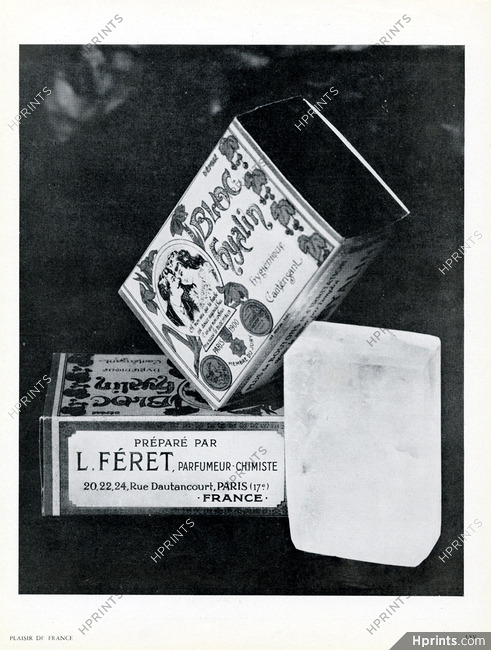 L. Féret (Cosmetics) 1950 Bloc Hyalin