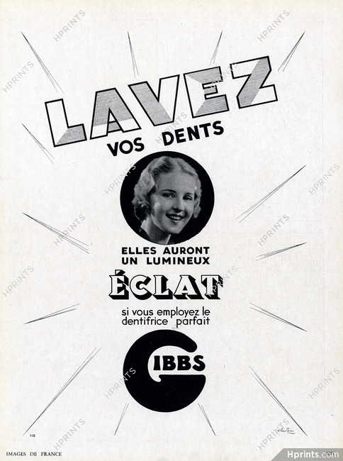 Gibbs (Cosmetics) 1941 Albert Pouprou