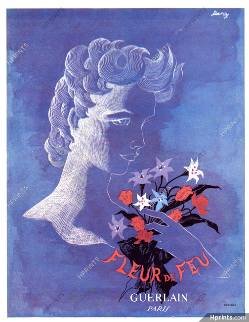 Guerlain (Perfumes) 1949 Fleur de Feu, Darcy