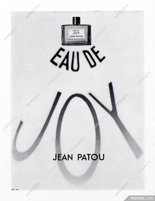 Jean Patou (Perfumes) 1962 Eau de Joy