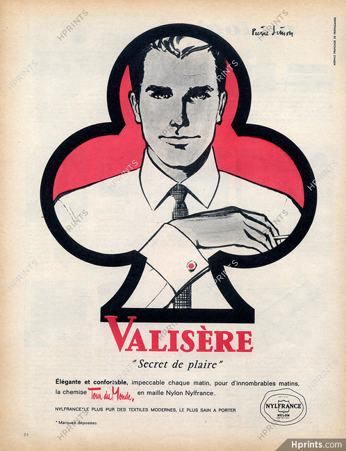 Valisère (Man Clothing) 1961 Pierre Simon, Shirt