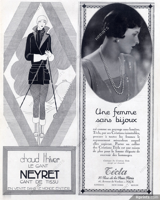 Neyret (Gloves) 1928 Henri Mercier, Técla