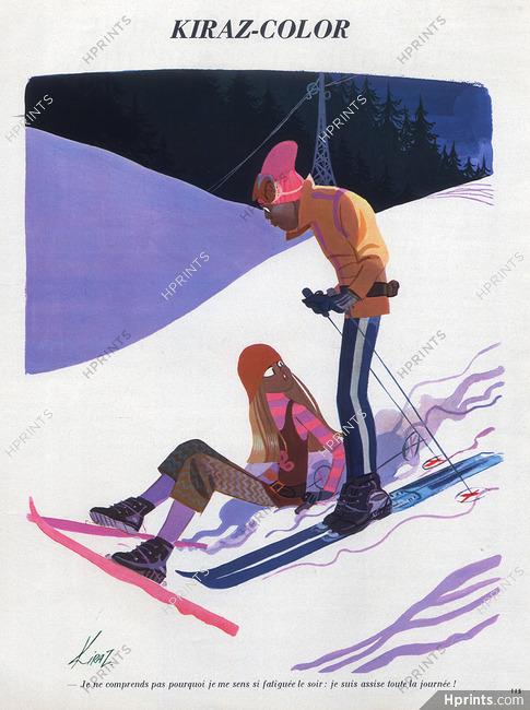 Edmond Kiraz 1971 Kiraz-color, Skiing, Winter Sports