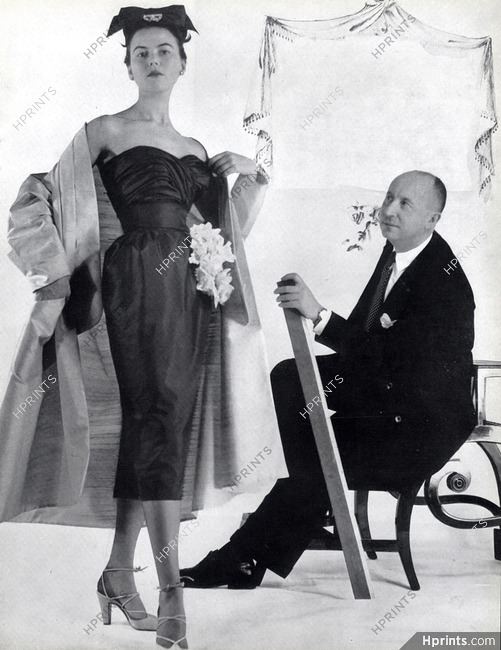Christian Dior 1951 Mr Dior Portrait, Evening Gown