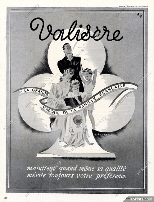 Valisère (Lingerie) 1941 A. Chazelle