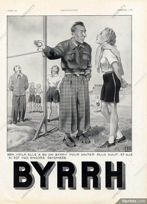 Byrrh 1938 Athlétisme, Saut en hauteur, Georges Léonnec