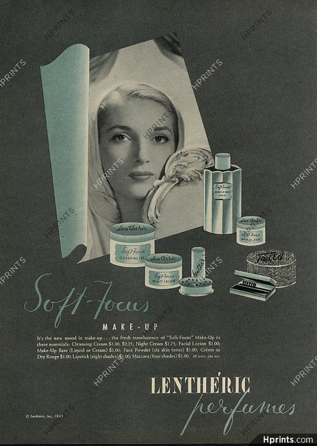 Lentheric Cosmetics 1947 Soft-Focus Make-up