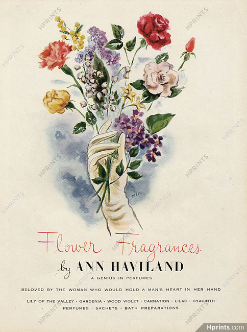 Ann Haviland (Perfumes) 1944 Flower Fragrances