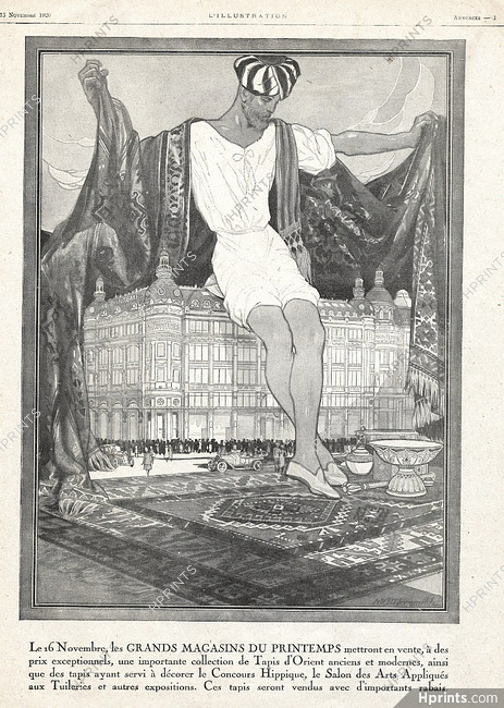 Au Printemps 1920 Jeremitch, Oriental Carpet