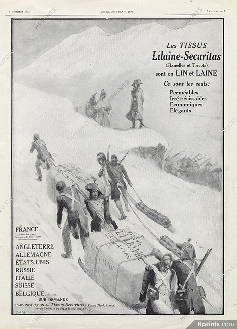 Lilaine-Securitas (Fabric) 1913 Lin et Laine