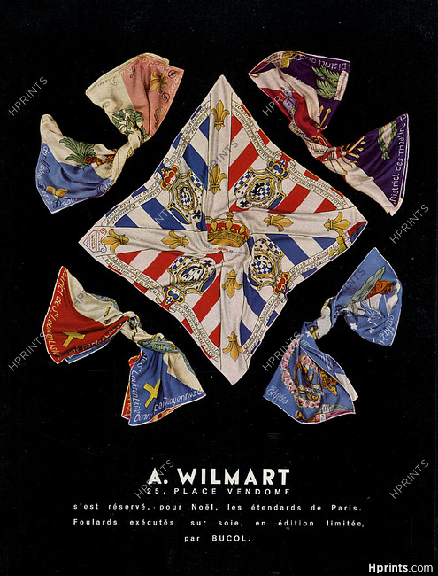 Wilmart (Scarf) 1947 Bucol Silk