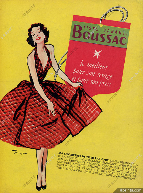 Boussac (Fabric) 1953 Brénot