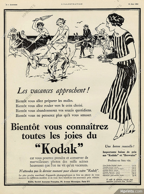 Kodak 1924 Donkeys
