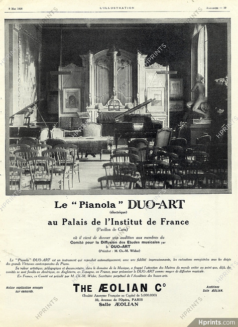 Pianola (Aeolian Company) 1926 Piano