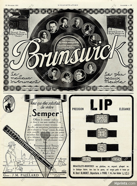 Brunswick (Music), Semper & LIP 1924