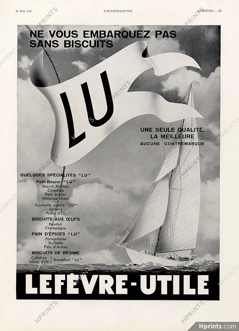 LU (Lefèvre-Utile) 1938 Boat