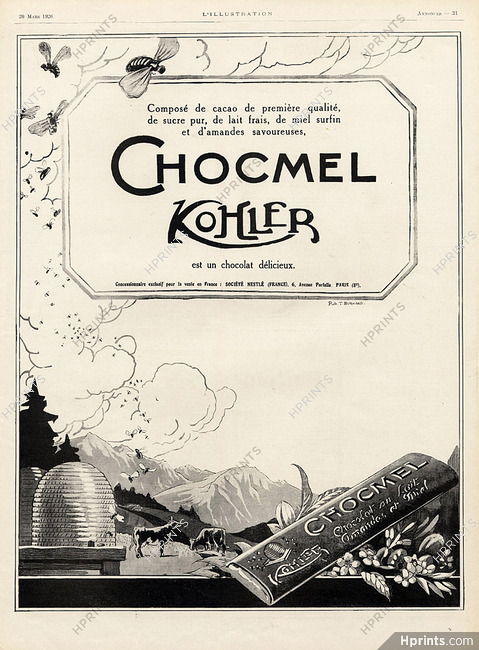 Kohler 1926 Chocmel