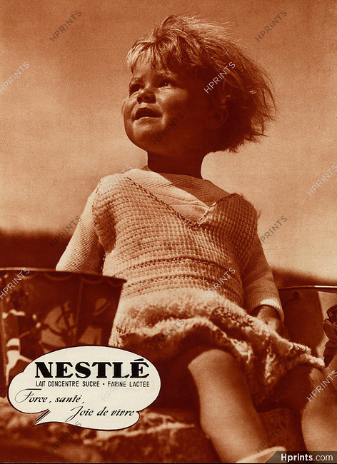Nestlé 1937 Little Girl
