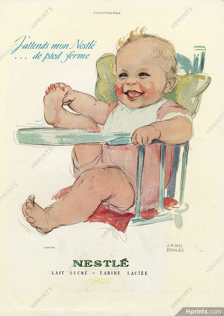 Nestlé 1938 Lilian Rowles, Baby
