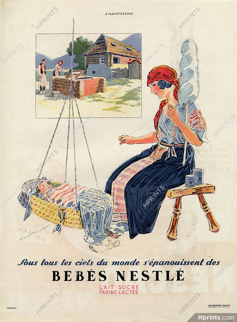 Nestlé 1934 Georges Bourdin, maternity