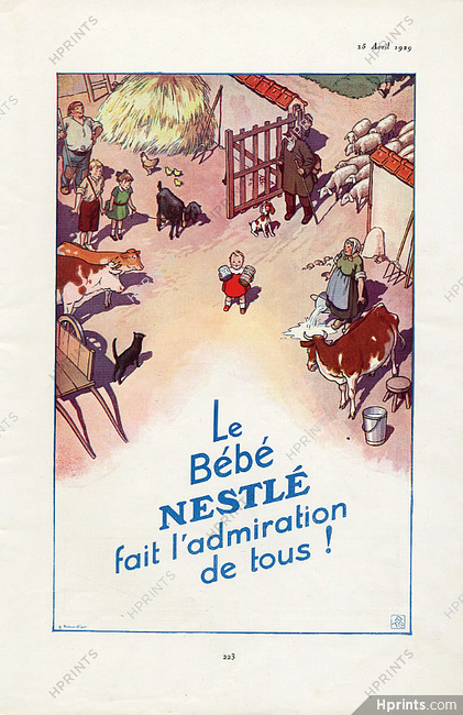 Nestlé 1929 Bourdier
