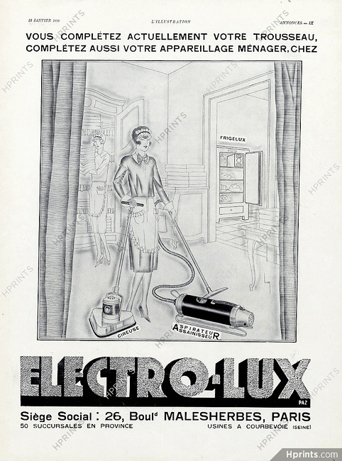 Electro-Lux 1930 Leroy, Maid